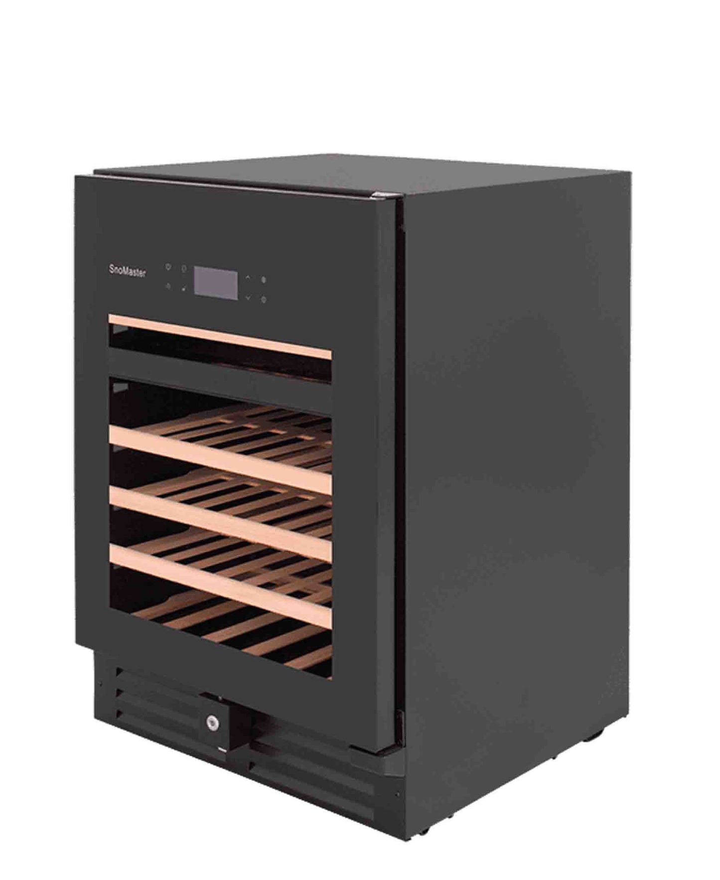 SnoMaster 46 Bottle Dual Zone Beverage Cooler - Black