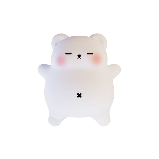 Snoring Bear Baby Night Light White