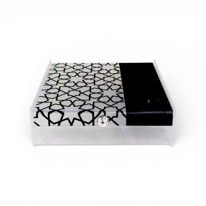 Square Acrylic Box Black