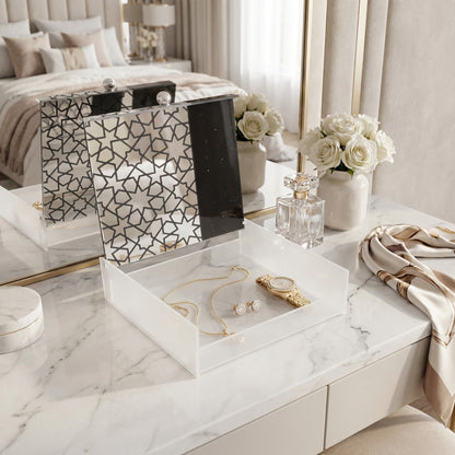 Square Acrylic Box Black