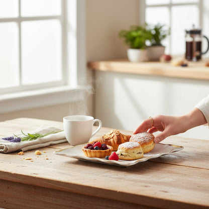 22cm Side Plate White