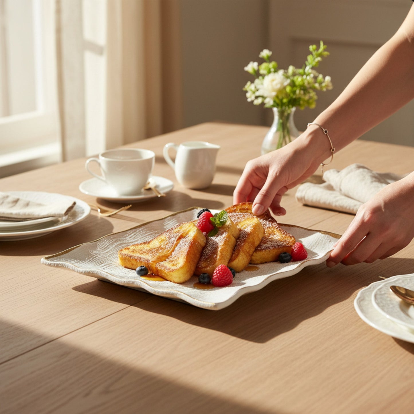 22cm Side Plate White