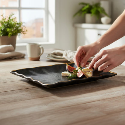 21.5cm Side Plate Black