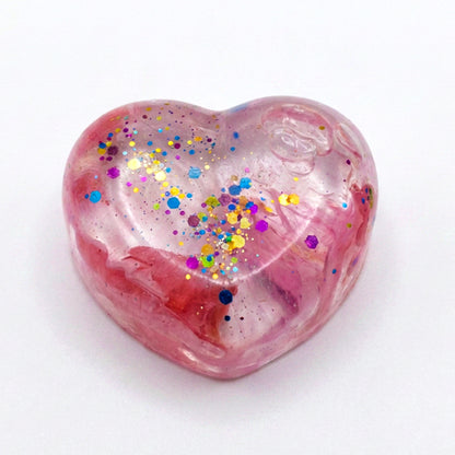 Heart Design Glitter Stress Ball Multicoloured
