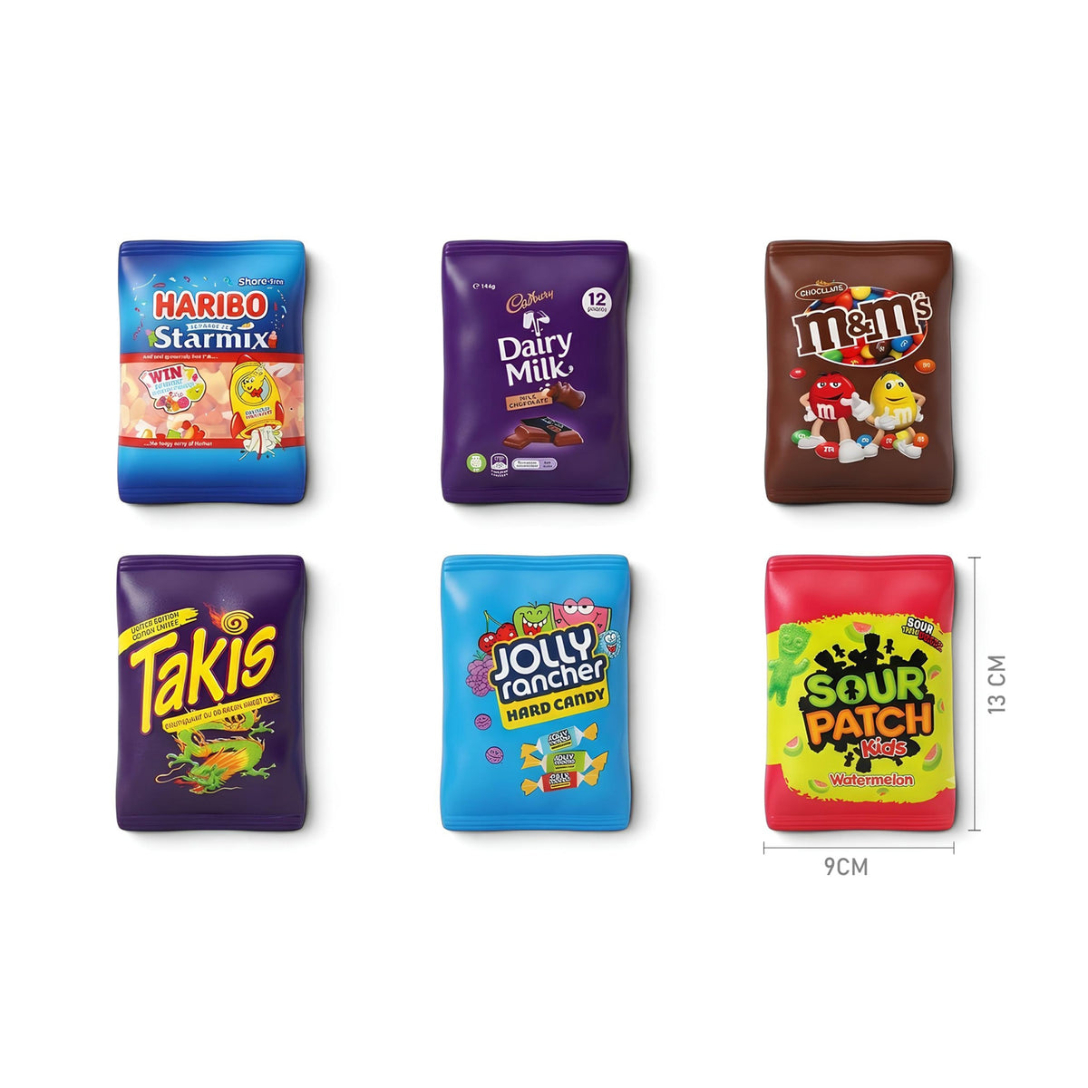 Squishy Stress Relief Mini Snacks - Assorted