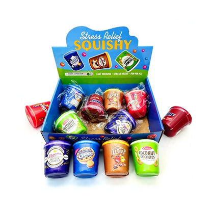 Squishy Stress Relief Snacks - Assorted