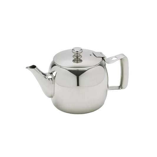 Steel King 0.4Lt Spouted Teapot Silver