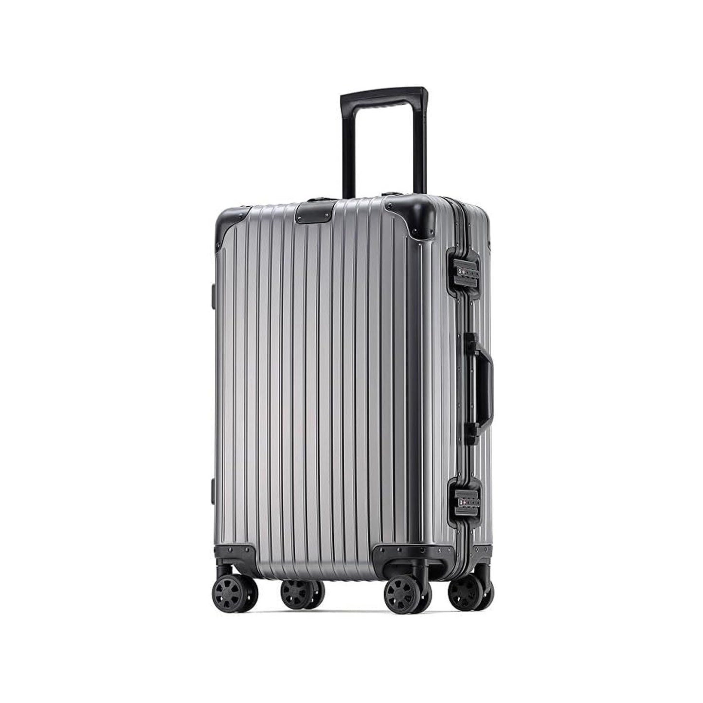 Exotic Designs Suitcase Silver & Black