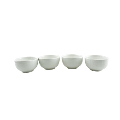 Symphony Ripple Dipping Bowl Set Of 4 - White
