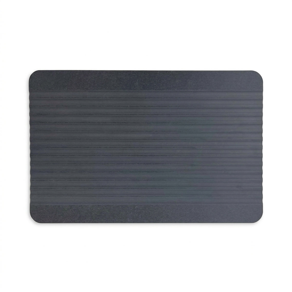 TC Bathroom Mat 39 x 60cm Striped - Dark Grey