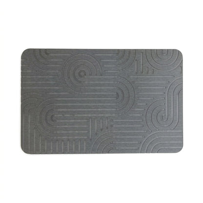 TC Bathroom Mat 39 x 60cm Arch - Medium Grey