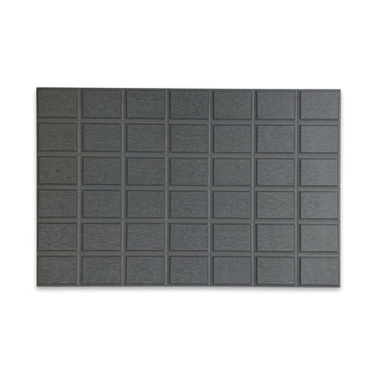 TC Bathroom Mat 39 x 60cm Brick - Dark Grey