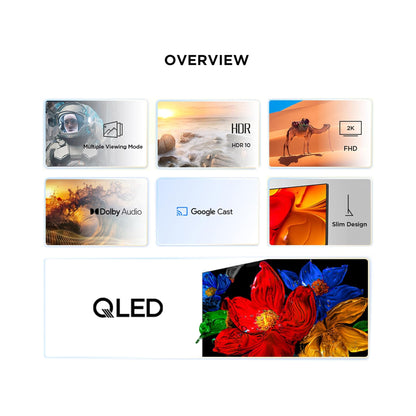 TCL 40" 2K QLED Google TV 40S5K