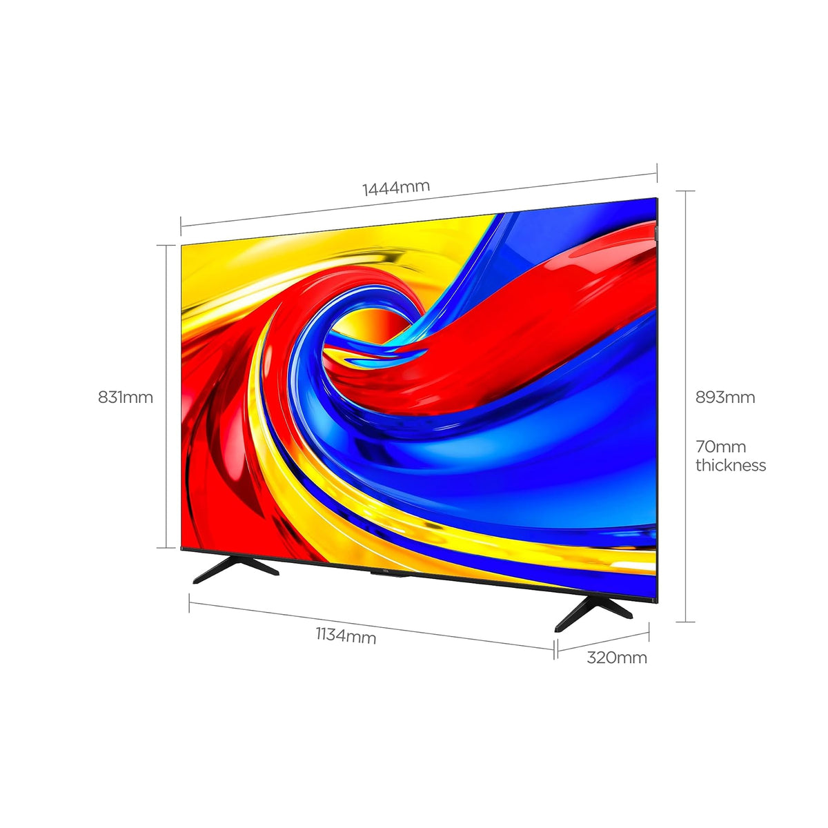 TCL 65" P7L 4K QLED Google TV 65P7L