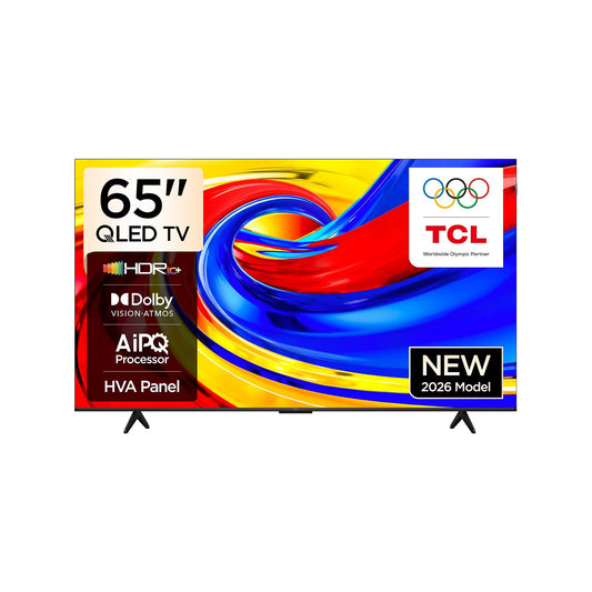 TCL 65" 4K QLED Google TV with Dolby Vision & Atmos Black