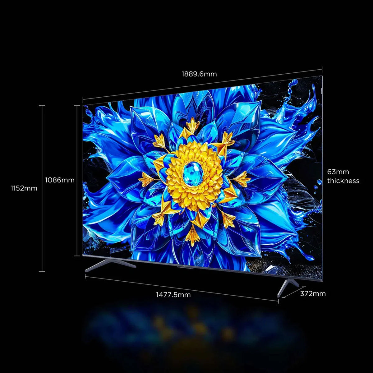 TCL 85" P8L Premium QD-Mini LED Google TV 144Hz 85P8L