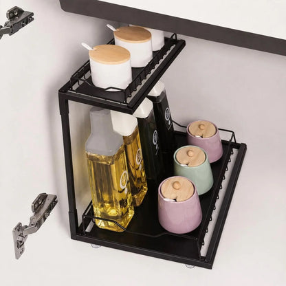 TC Shower Rack 2 Tier - Black