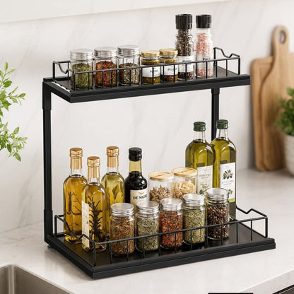 TC Shower Rack 2 Tier - Black