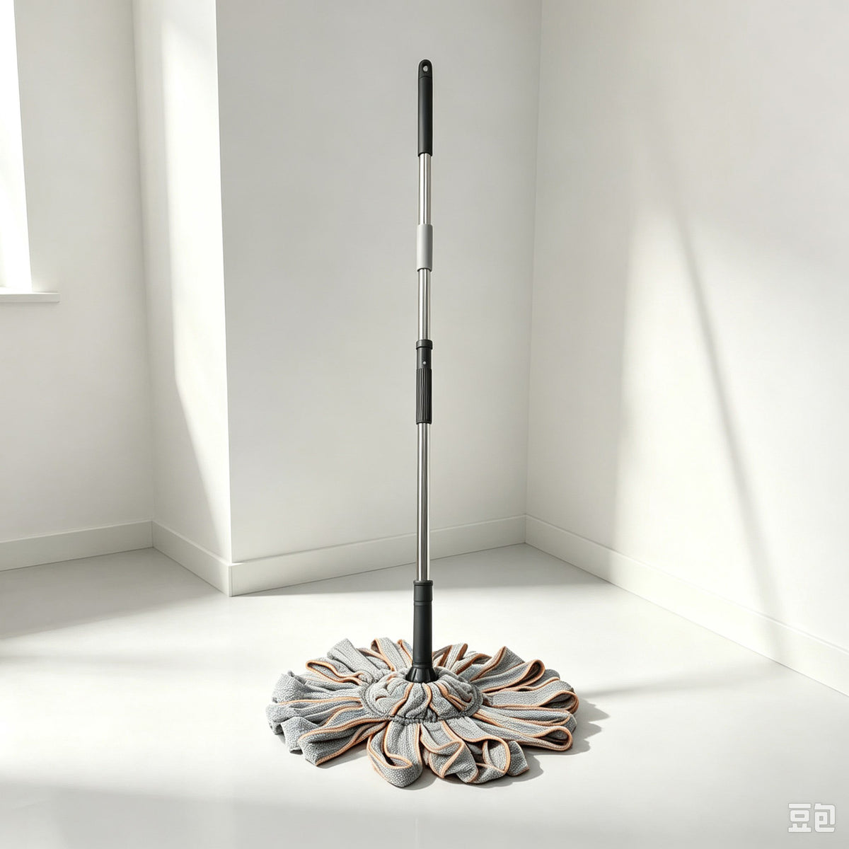 TC Twist Towel Mop - Grey & Brown