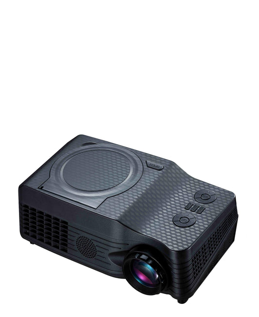 Telefunken LED Projector with DVD Player - Black