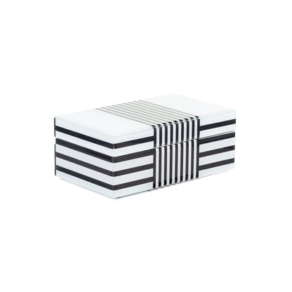 Urban Decor Riges Accessory Box Black & White