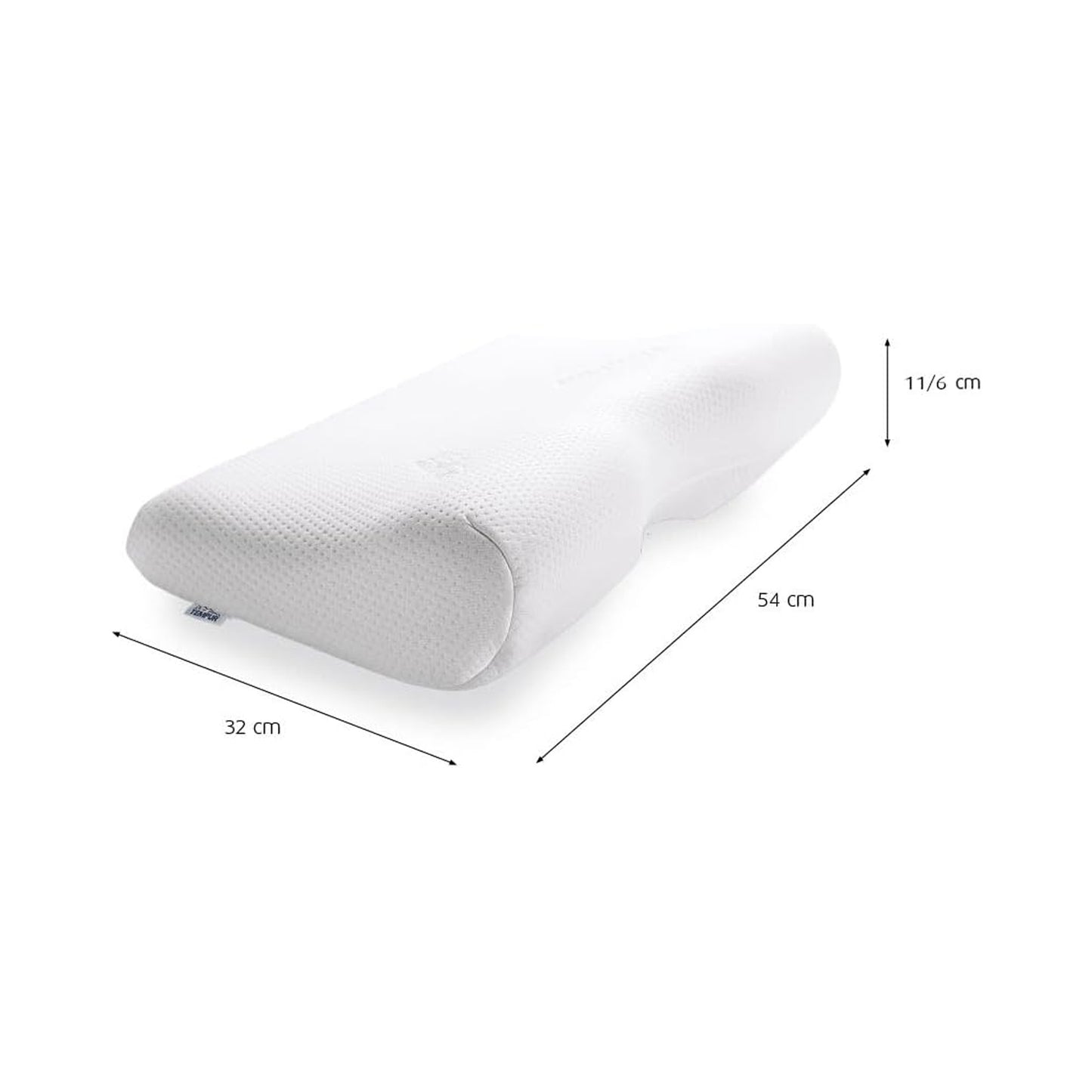 Tempur Millenium Medium Pillow White