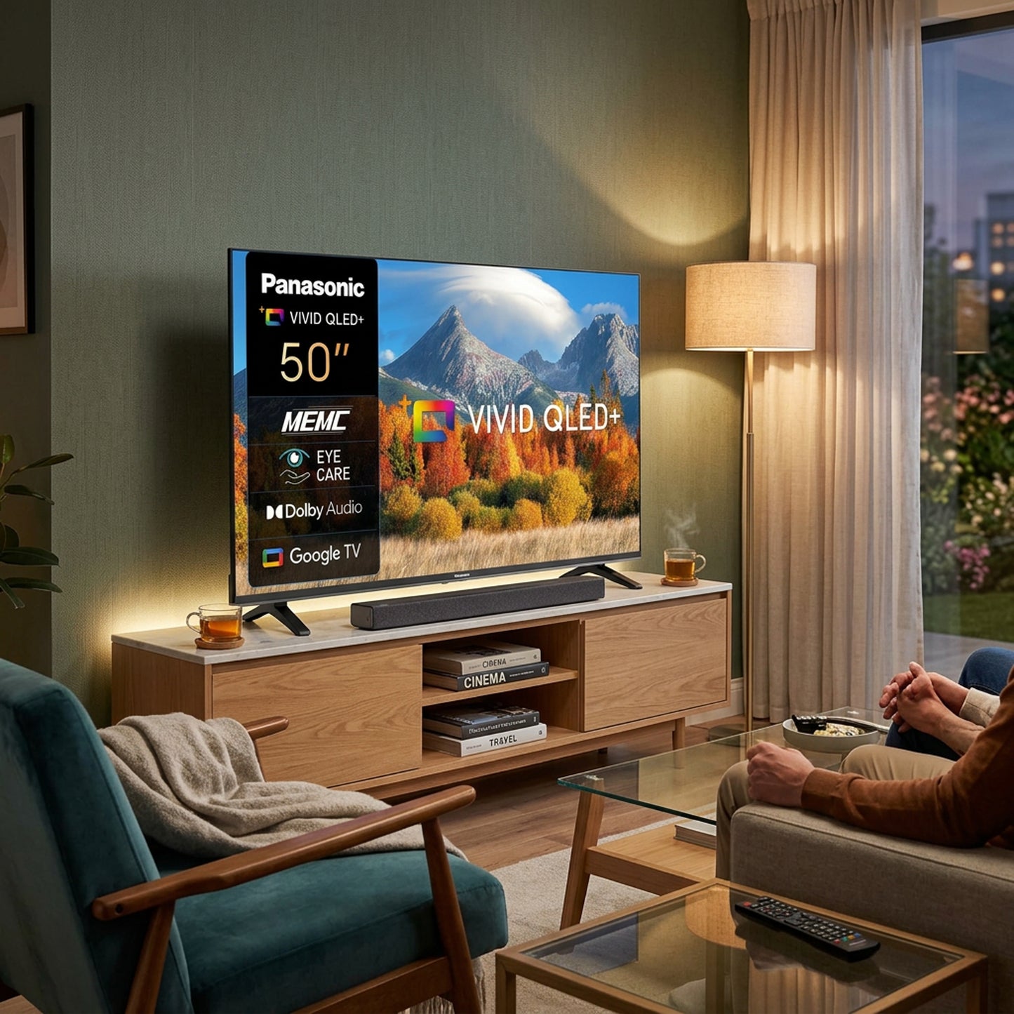 Panasonic 50" QLED Google TV