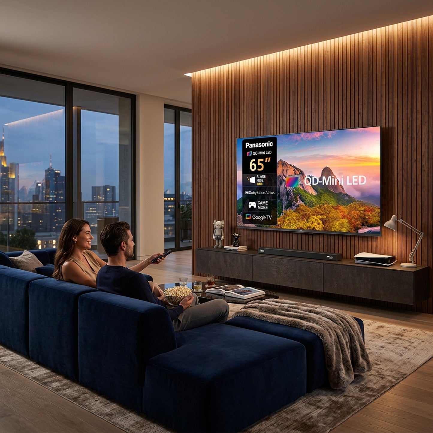 Panasonic 65" 4K Mini LED Google TV 120Hz