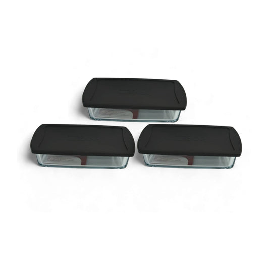 Borcam 6 Piece 1.32Lt Rectangular Set Black