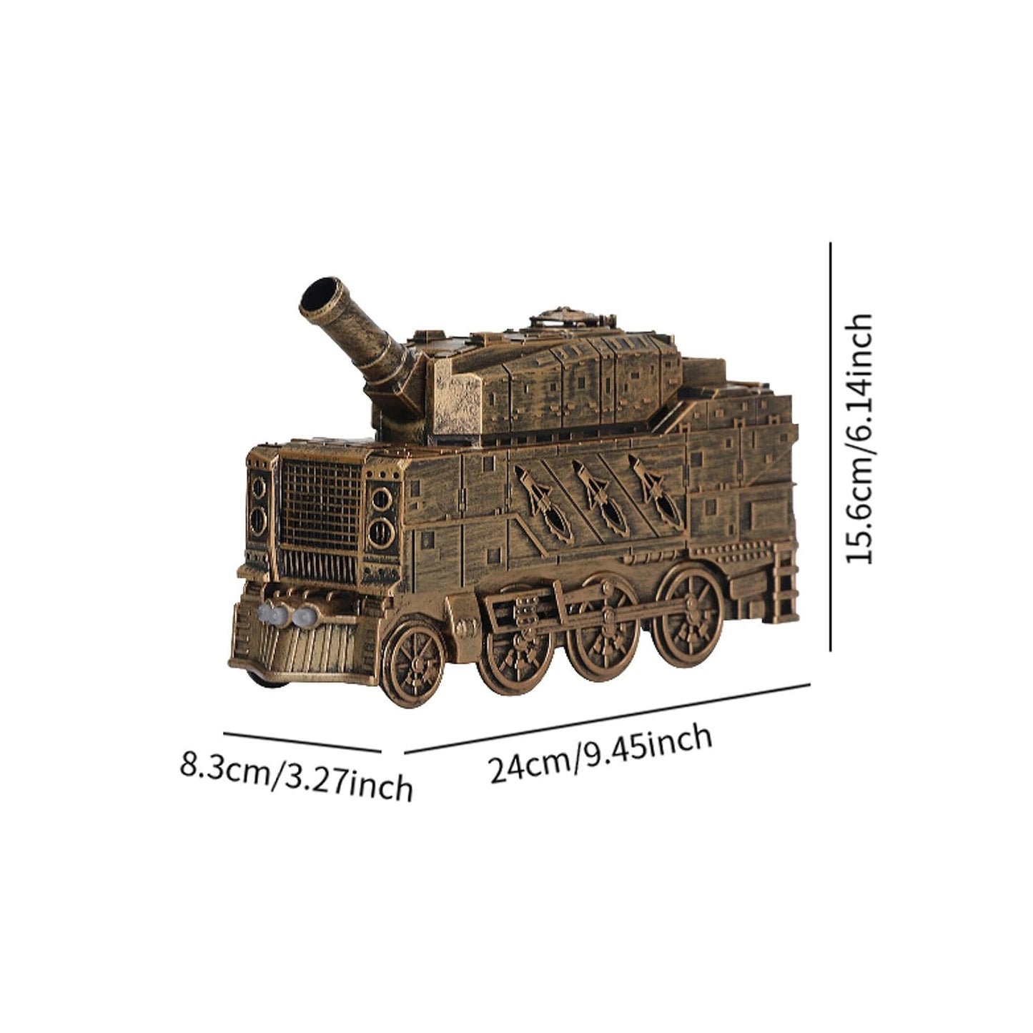 Tank Humidifier with 300ml Essential Oil Diffuser Gold