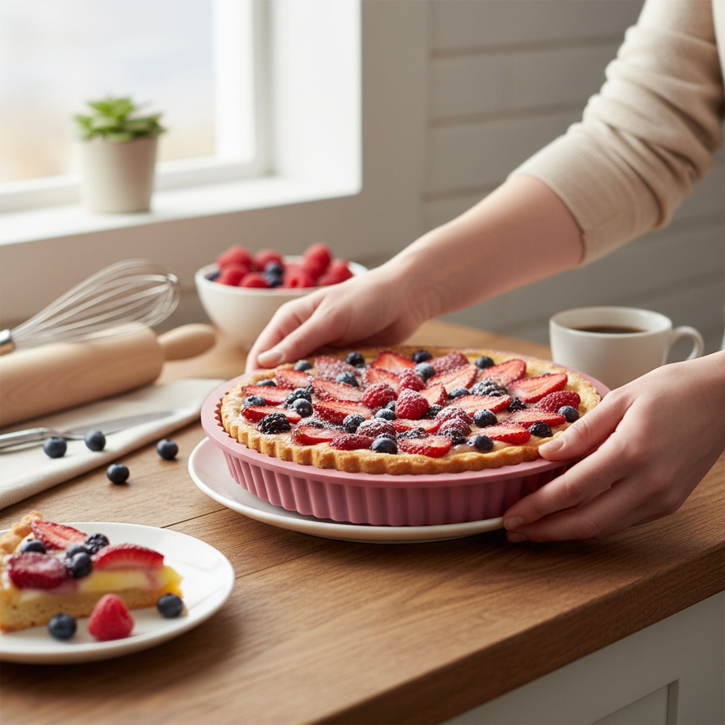 Tart Pan Red