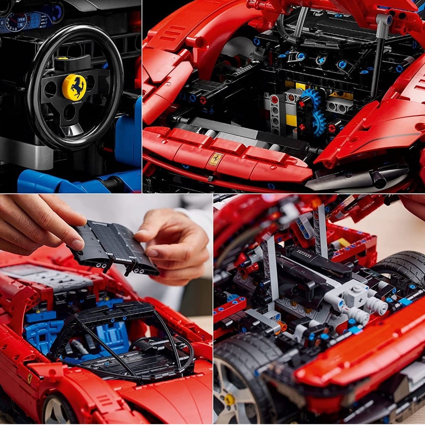 Car 3778 Piece Building Block Set Multicoloured