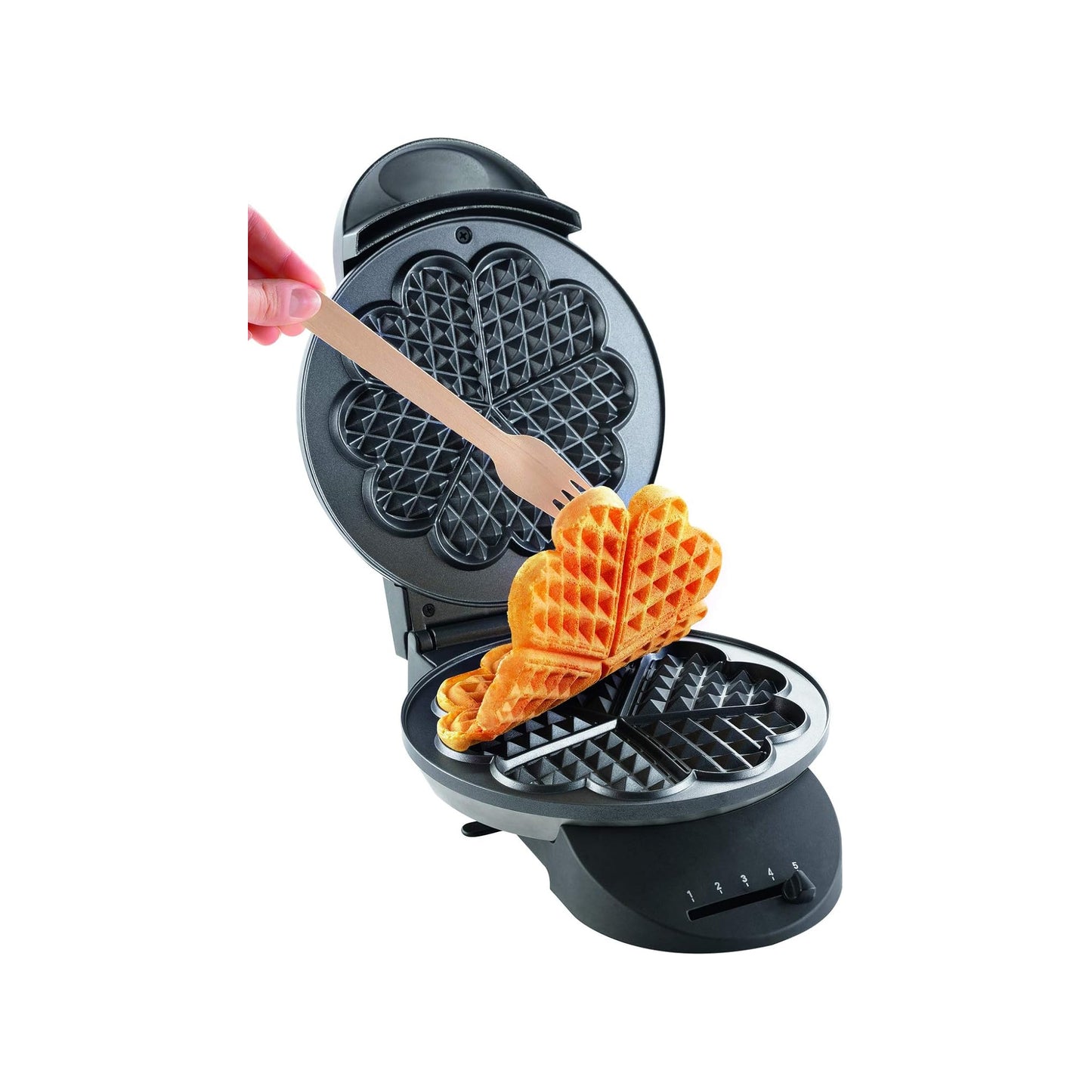 Tefal Heart Waffle Maker Black