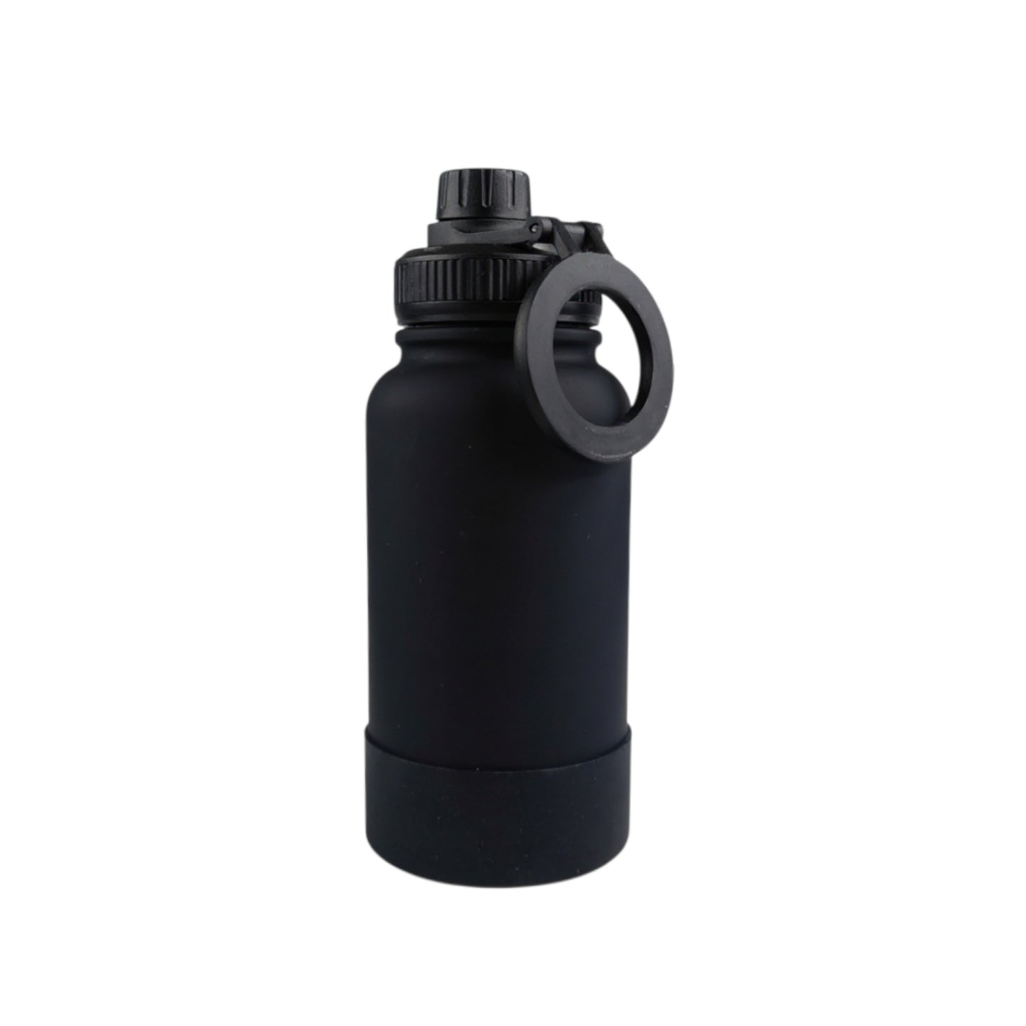 650ml Cellphone Holder Flask Black