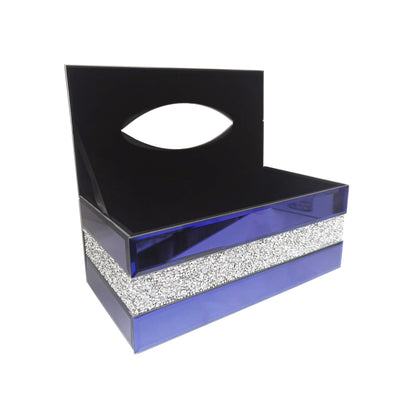 Exotic Designs Tissue Box Blue