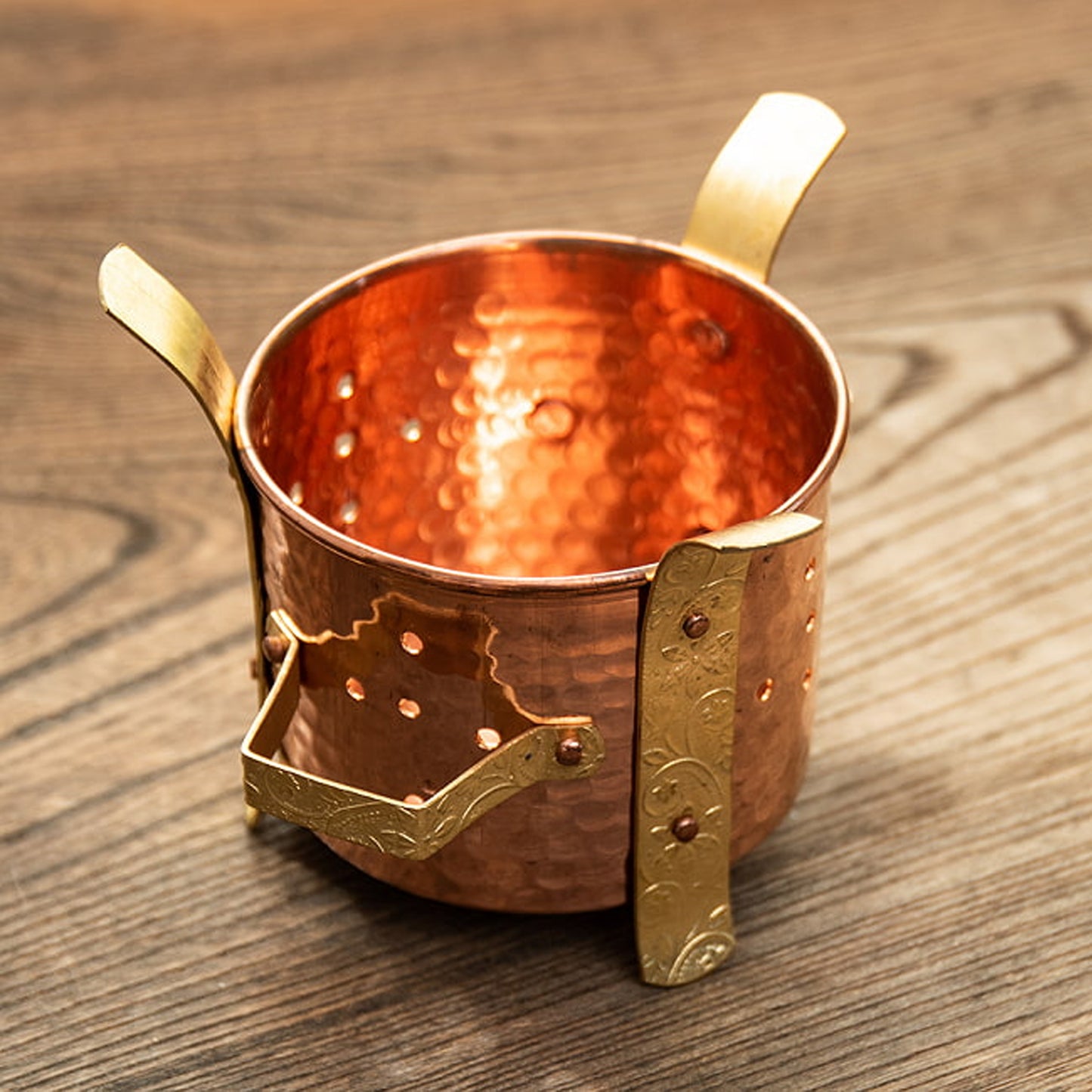 Kitchen Life Traditional Brass Food Warmer Copper