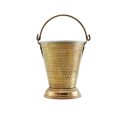 Kitchen Life Traditional Copper Steel Large Serving Bucket Copper