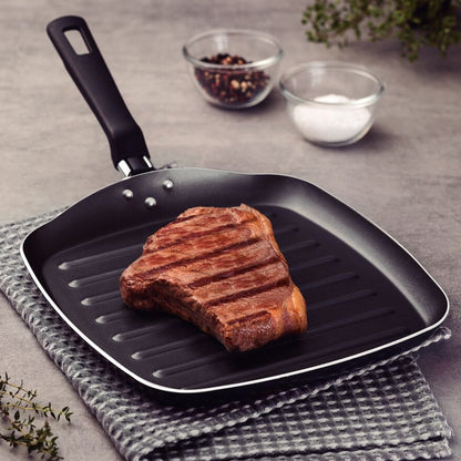 Tramontina Loreto 26cm Skillet Grill Pan Black