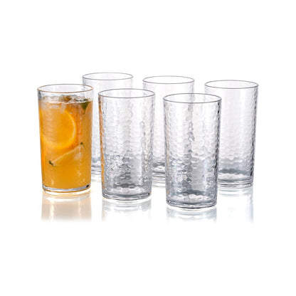 260ml 6 Piece Tumbler Set Clear
