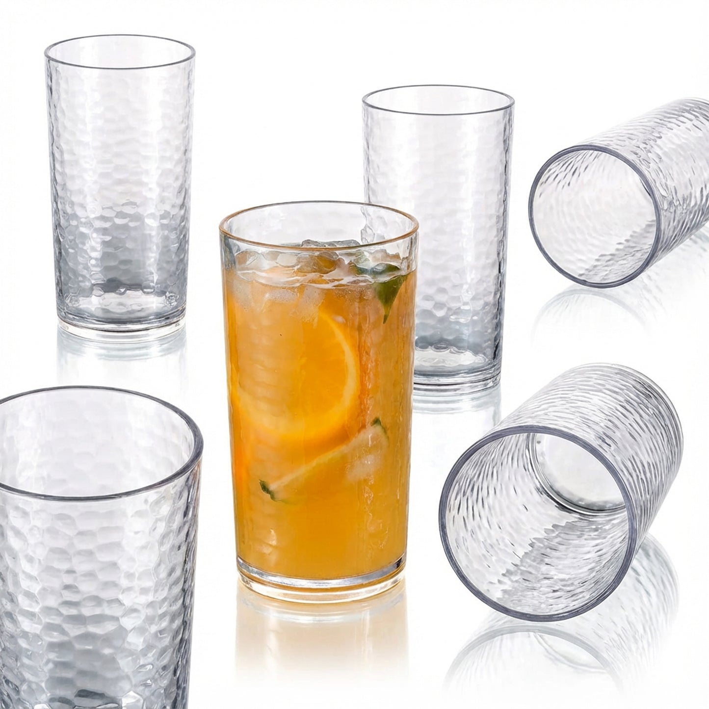 260ml 6 Piece Tumbler Set Clear