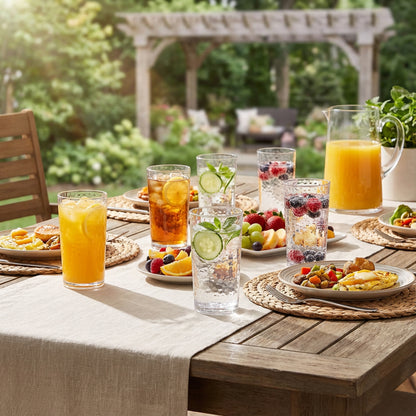 260ml 6 Piece Tumbler Set Clear