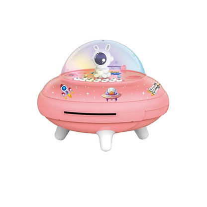 UFO Design Kids Money Bank Pink