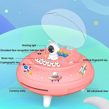 UFO Design Kids Money Bank Pink