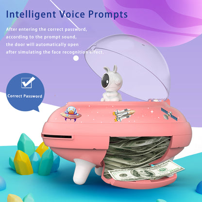 UFO Design Kids Money Bank Pink