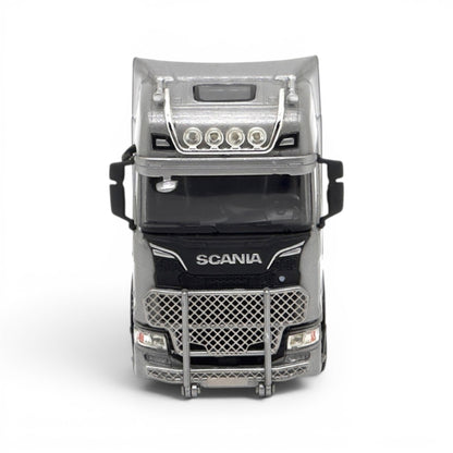 1:64 Alloy Scania Truck with Container Dark Blue