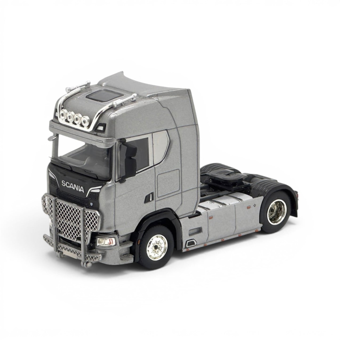 1:64 Alloy Scania Truck with Container Dark Blue