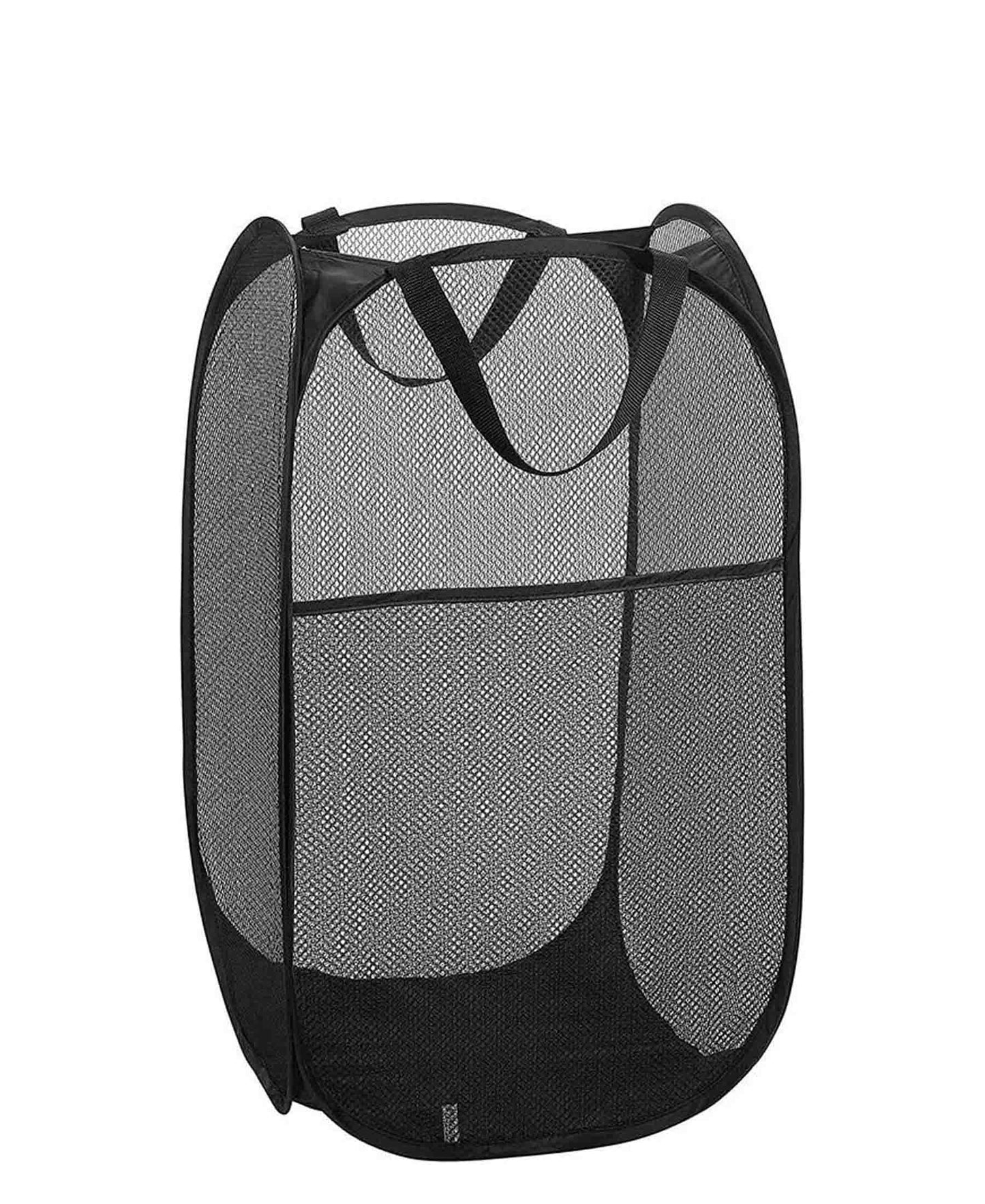 Urban Decor Foldable Laundry Bag - Black