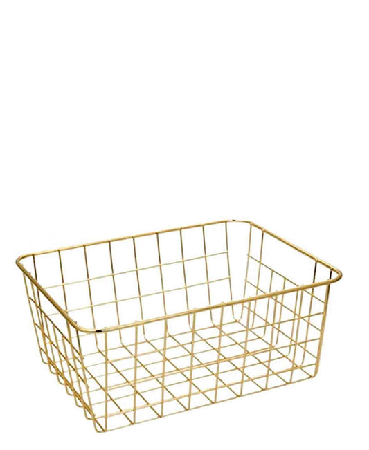 Urban Decor Fruit Basket - Gold
