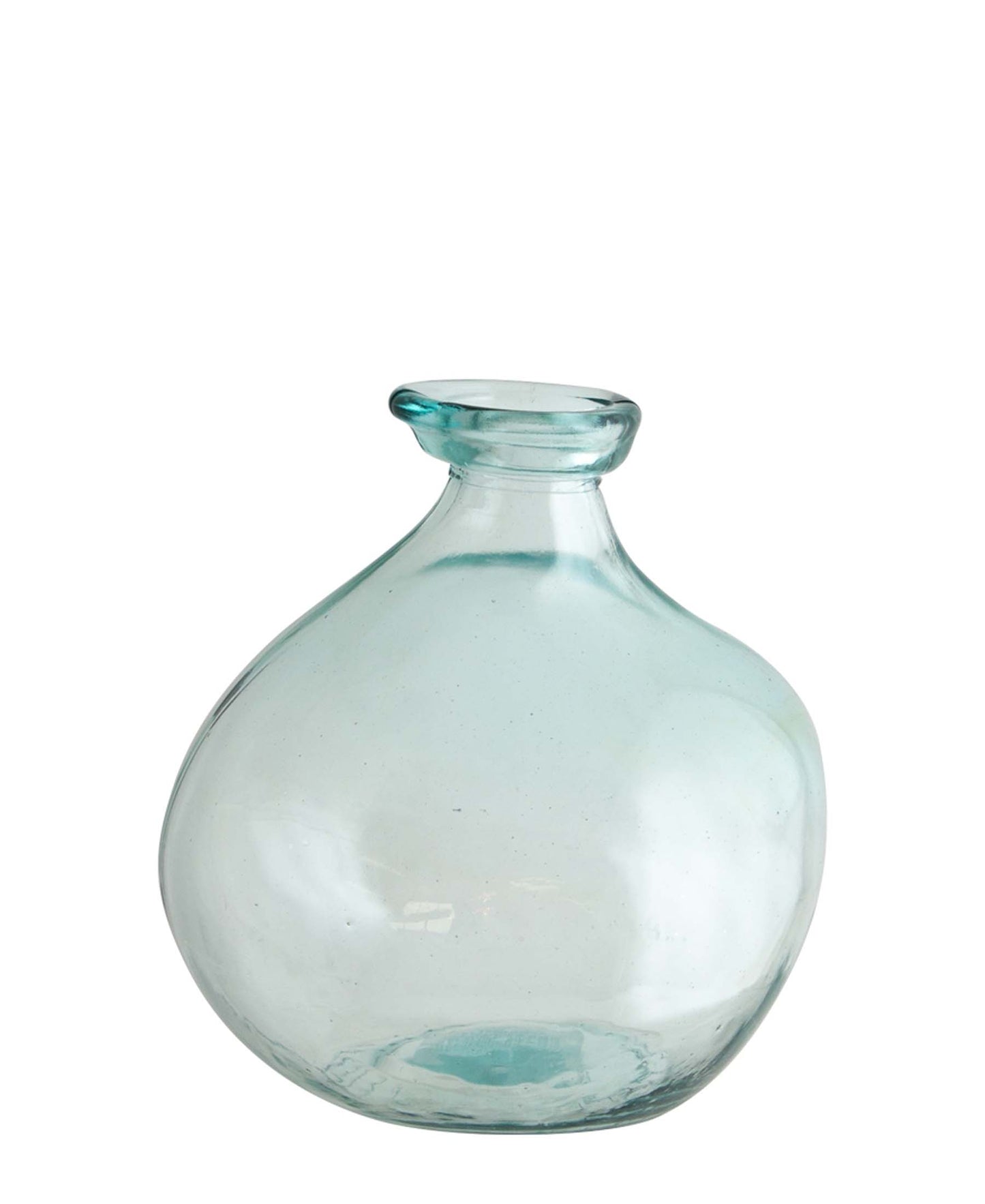 Urban Decor 18cm Organic Glass Vase - Clear