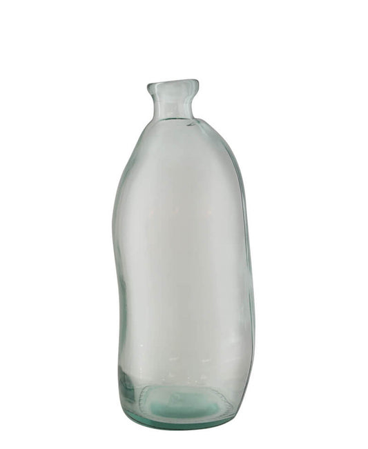 Urban Decor 35cm Organic Glass Vase - Clear